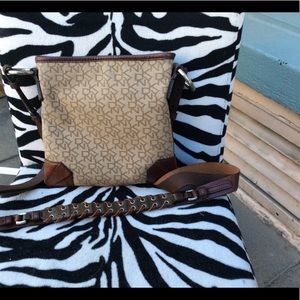 DKNY Small Tan Shoulder Bag